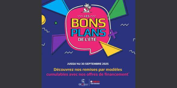Offres spéciales été 2025