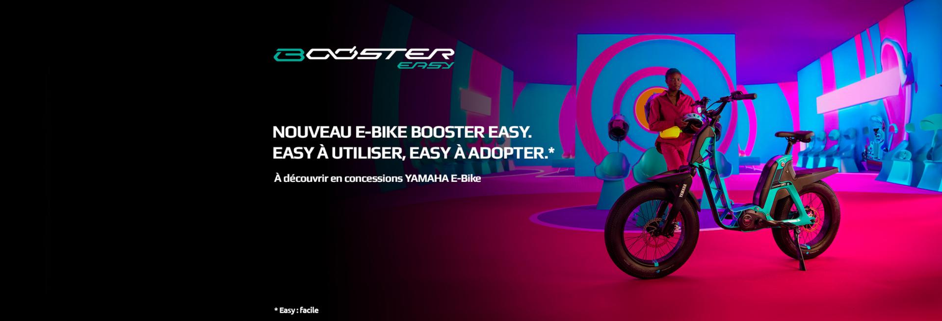 BOOSTER Easy YAMAHA : le vélo électrique urbain nouvelle génération !